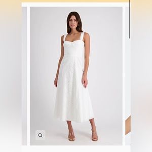 Orla eyelet midi dress